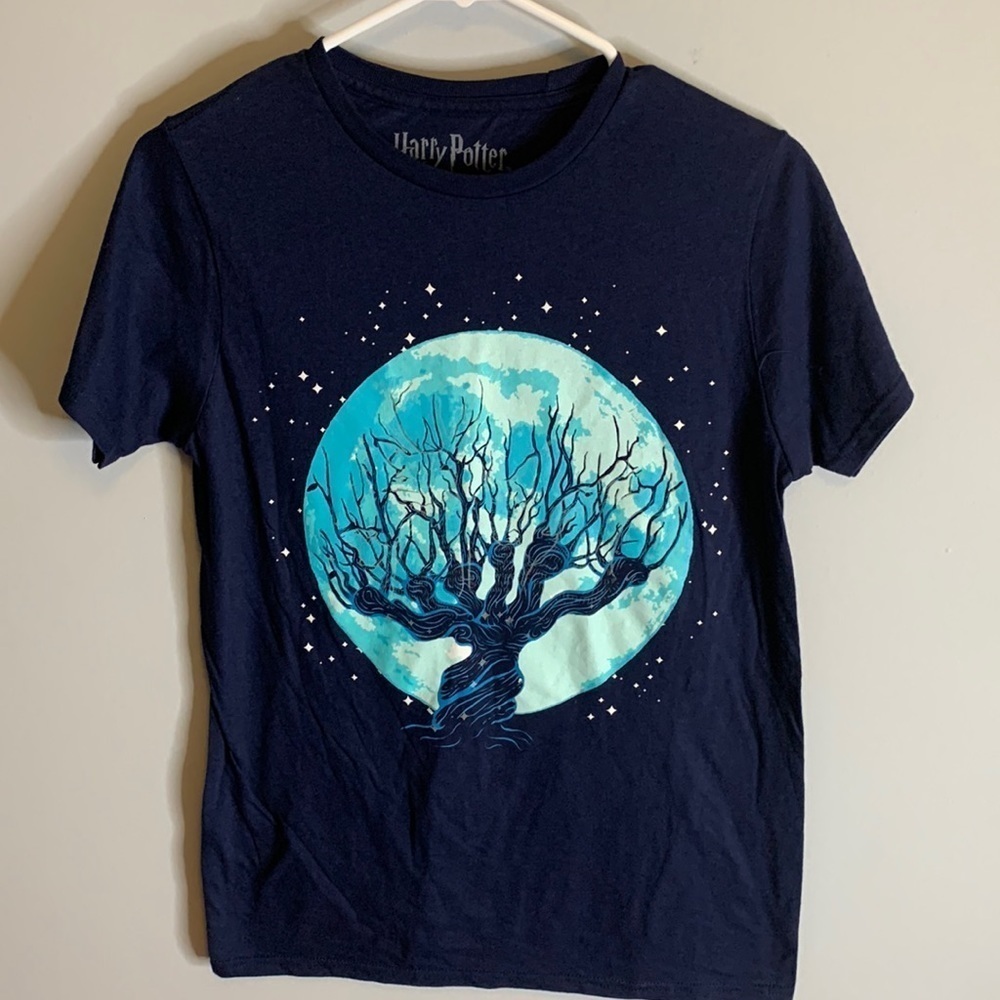 Harry Potter Whomping Willow Tree T-shirt short sleeve Size Small good condition - Picture 2 of 4